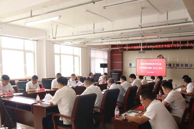 永利娱场城app党委召开党委理论学习中心组党史专题学习研讨（扩大）会议