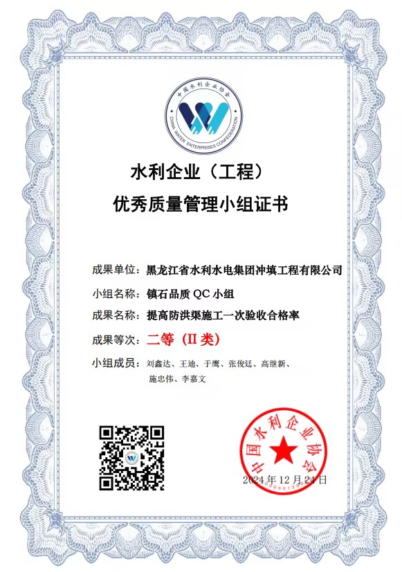 水利企业（工程）优秀质量管理小组证书.jpg